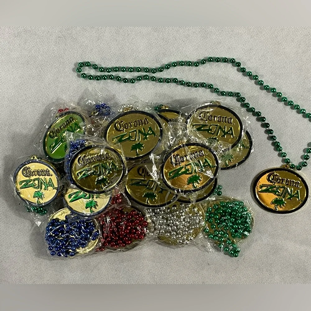 20 Pack Corona Zona Party Beads Corona Extra Beer Great for Cinco de Mayo